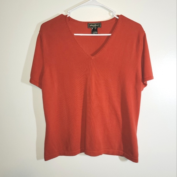Eddie Bauer Vintage Crop T-Shirt Large Tall - Picture 1 of 6